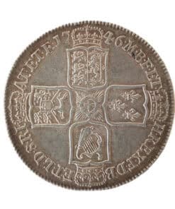 George II Halfcrown 1746 LIMA