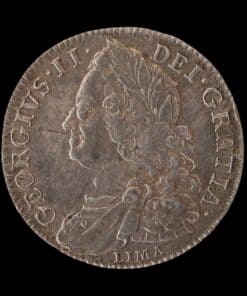 George II Halfcrown 1746 LIMA