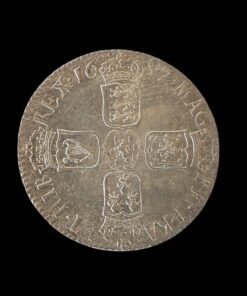 William III Sixpence 1697 third bust large harp - Image 3