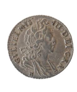 Alternative view of William III 3rd bust Sixpence 1697 Bristol (or is it! - see below for details of this possibly unique Error Coin)
