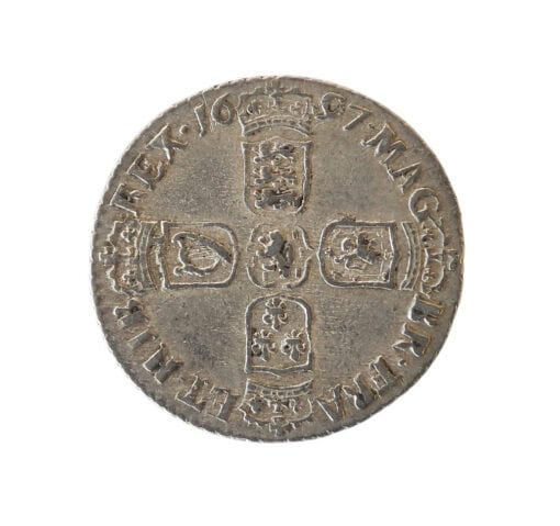 William III 3rd bust Sixpence 1697 Bristol (or is it! - see below for details of this possibly unique Error Coin) - Image 4