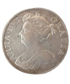 Alternative view of Anne Halfcrown 1713 DVODECIMO Post-Union