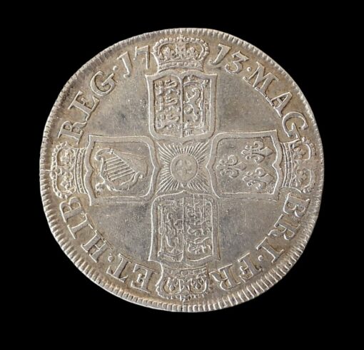 Anne Halfcrown 1713 DVODECIMO Post-Union