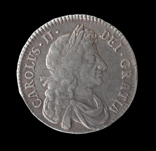 Charles II (1662-1685) Halfcrown 1679 forth bust Primo