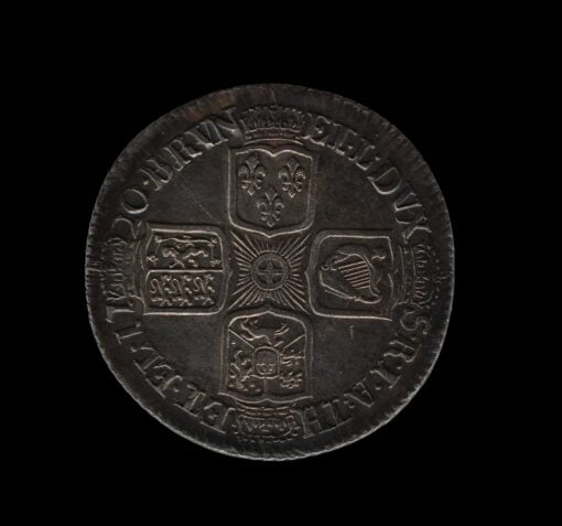 George I Shilling 1720 Large 0 first bust