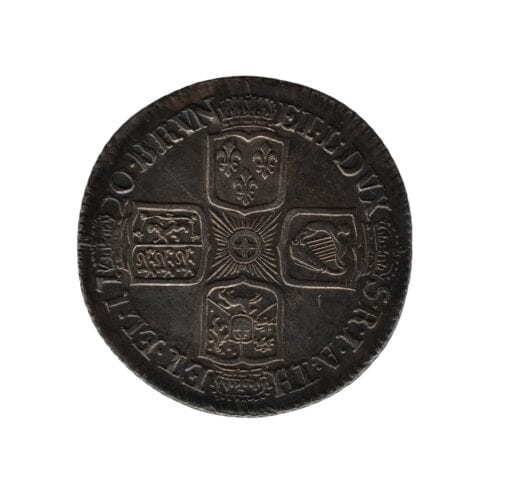 George I Shilling 1720 Large 0 first bust