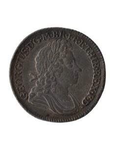 Alternative view of George I Shilling 1720 Large 0 first bust