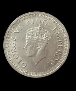 India George VI Half Rupee 1945 Mumbai