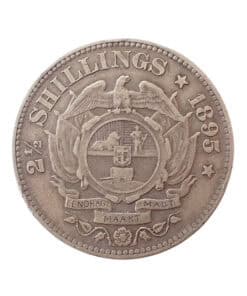 Alternative view of South Africa 2½ Shillings (Halfcrown) 1895 - Key Date - Scarce