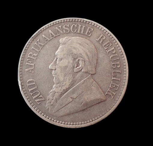 South Africa 2½ Shillings (Halfcrown) 1895 - Key Date - Scarce - Image 3