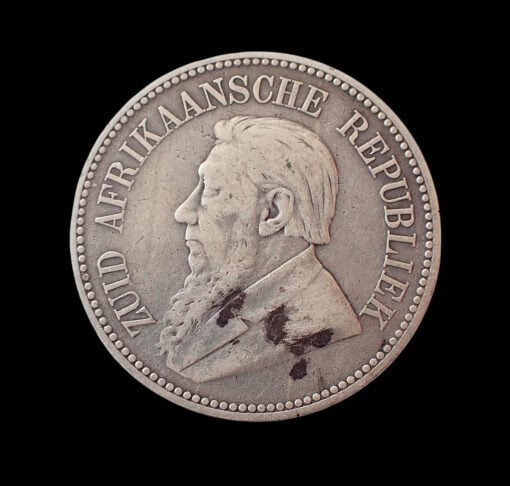 South Africa 2½ Shillings (Halfcrown) 1893 - Key Date - Scarce - Image 3