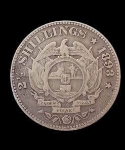 South Africa 2½ Shillings (Halfcrown) 1893 - Key Date - Scarce