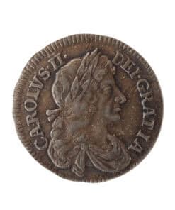 Alternative view of Charles II 1679 Maundy Fourpence