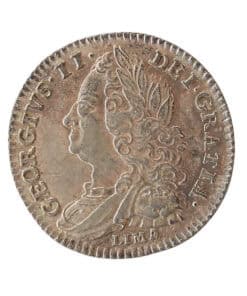 George II Sixpence 1746 LIMA