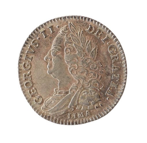 George II Sixpence 1746 LIMA
