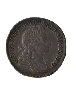 Alternative view of George I Shilling 1720 Large 0 first bust