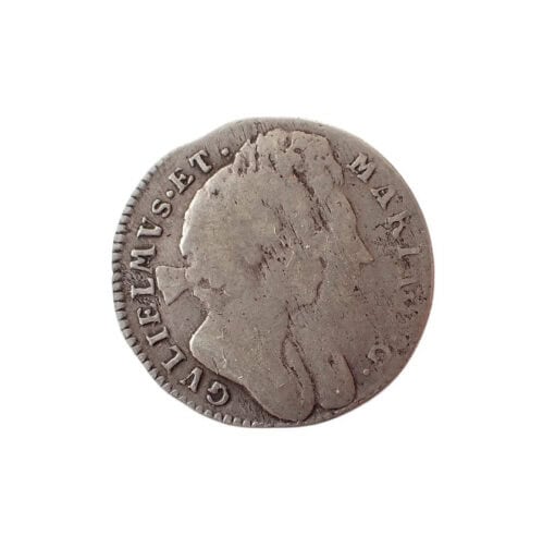 William and Mary Maundy Threepence 1694 2nd busts (Λ) - Image 4