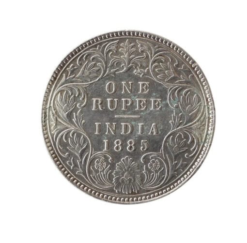 India Victoria Rupee 1885 - Image 4