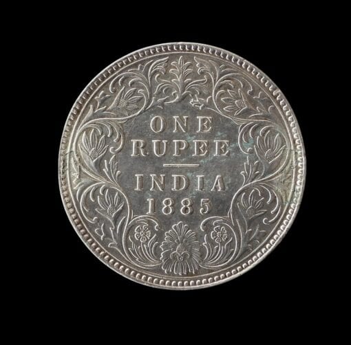India Victoria Rupee 1885 - Image 3
