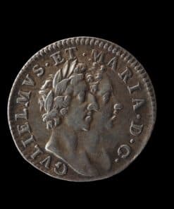 William and Mary Maundy Fourpence Groat 1689 (GV Below bust type)
