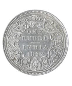 Alternative view of India Victoria Rupee 1862