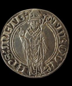 FRANCE Theoderic (Thierry) V of Boppard Metz (1365-1384) de Boppart Silver Groschen, 1365-1384. (25mm, 3.33 g)