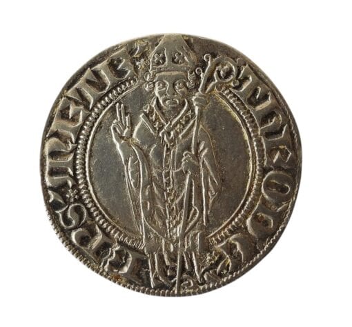FRANCE Theoderic (Thierry) V of Boppard Metz (1365-1384) de Boppart Silver Groschen, 1365-1384. (25mm, 3.33 g) - Image 2