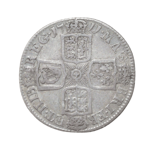 Anne 1711 Shilling, fourth bust - Image 2