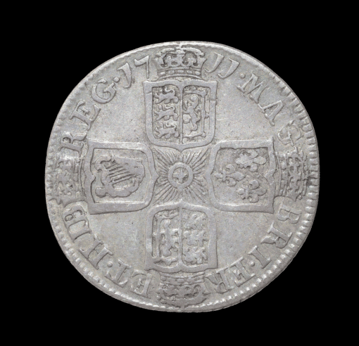 Anne 1711 Shilling, fourth bust - Image 4
