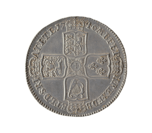 George II Older bust 1746 Lima Halfcrown - Image 2