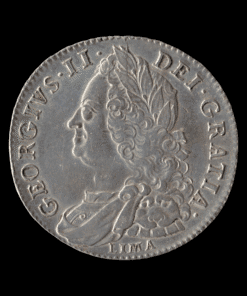 George II Older bust 1746 Lima Halfcrown - Image 3