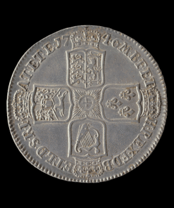 George II Older bust 1746 Lima Halfcrown