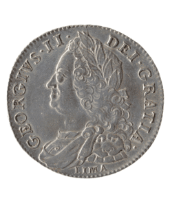 George II Older bust 1746 Lima Halfcrown - Image 4