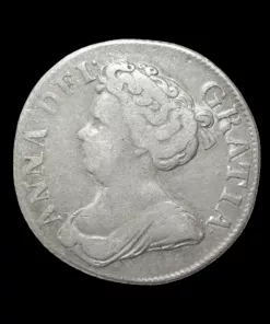 Anne 1711 Shilling, fourth bust