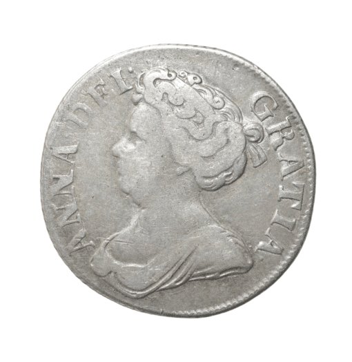 Anne 1711 Shilling, fourth bust - Image 3
