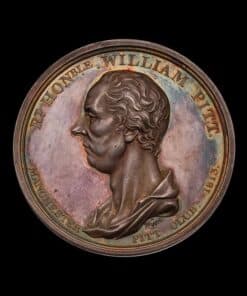Manchester Pitt Club Medal 1813, in Silver by T.Wyon