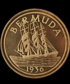Bermuda 1936 Edward VIII Pattern Crown in Bronze - Image 3