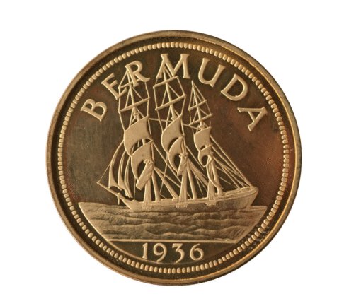 Bermuda 1936 Edward VIII Pattern Crown in Bronze - Image 4
