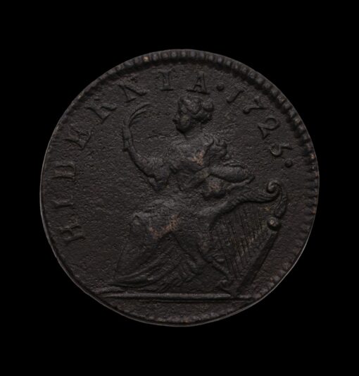 Ireland, George I (1714-27), Halfpenny, 1723 "Wood's coinage" - Image 3