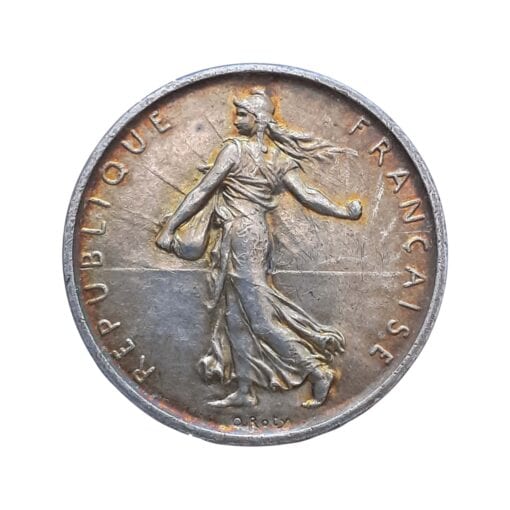 France Silver 5 Francs 1960 - Image 2