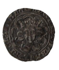 Alternative view of EDWARD IV SILVER GROAT OF LONDON, FIRST REIGN, LIGHT COINAGE ISSUE 1464 - 70