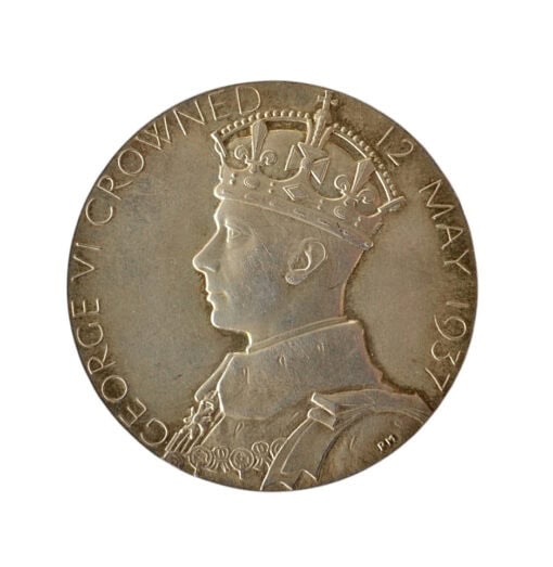 George VI and Elizabeth Royal Mint Coronation Silver Medal 32mm - Image 2