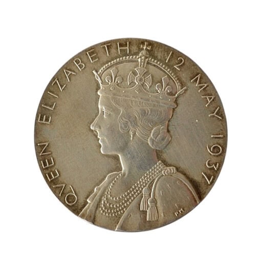 George VI and Elizabeth Royal Mint Coronation Silver Medal 32mm - Image 4