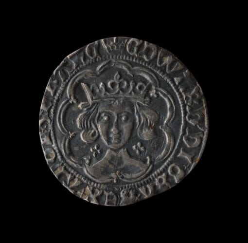 EDWARD IV SILVER GROAT OF LONDON, FIRST REIGN, LIGHT COINAGE ISSUE 1464 - 70