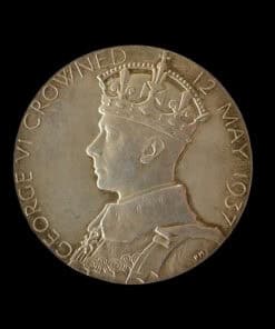 George VI and Elizabeth Royal Mint Coronation Silver Medal 32mm
