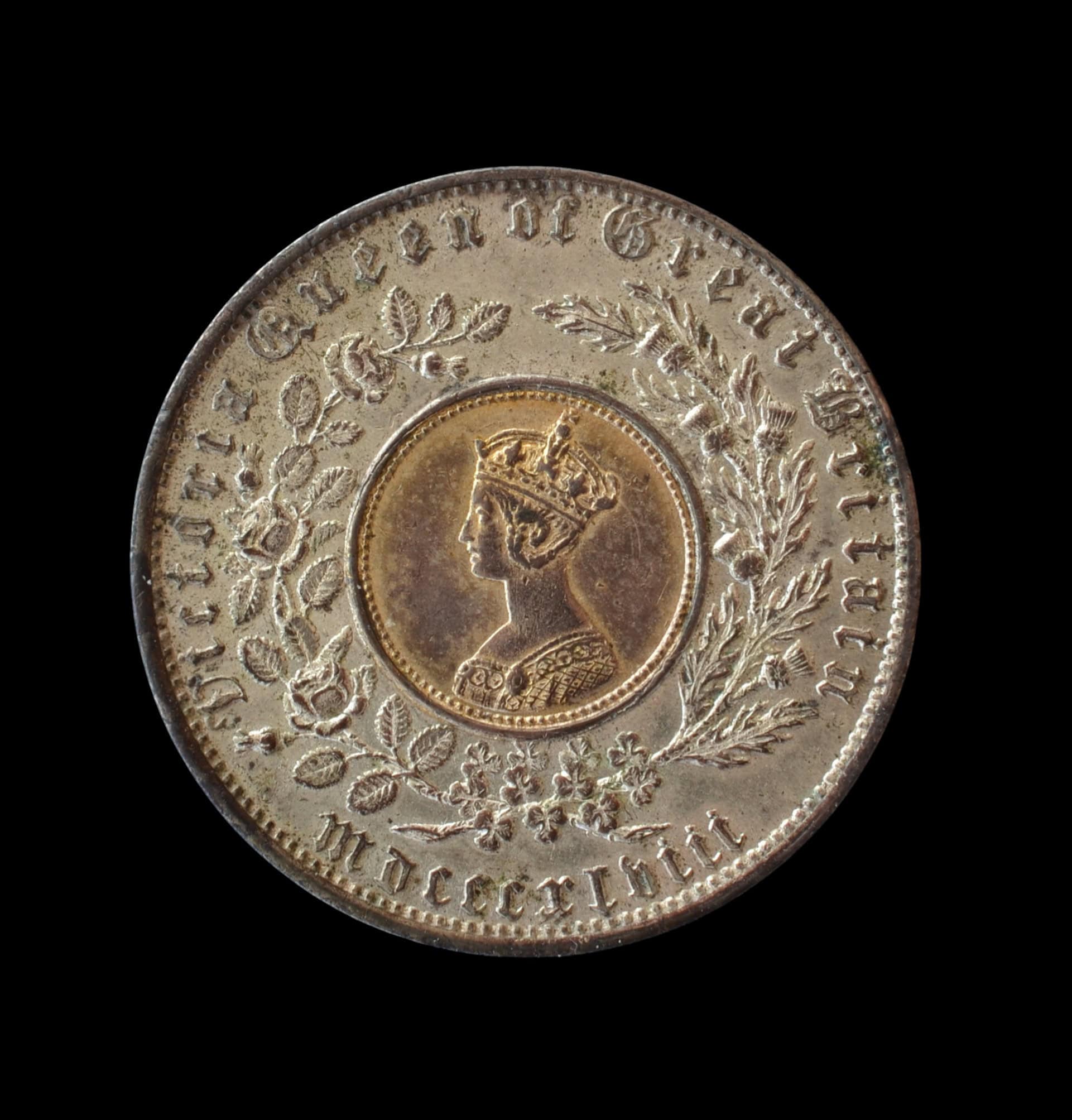 Victoria Gothic Model Crown 1848 Extremely Rare* (See Comments)