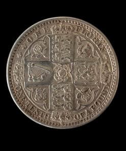 Victoria 1st portrait; 'Godless' type Florin 1849