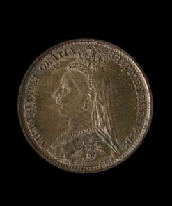 Victoria Sixpence 2nd Portrait 2nd Reverse 1887 - Image 3