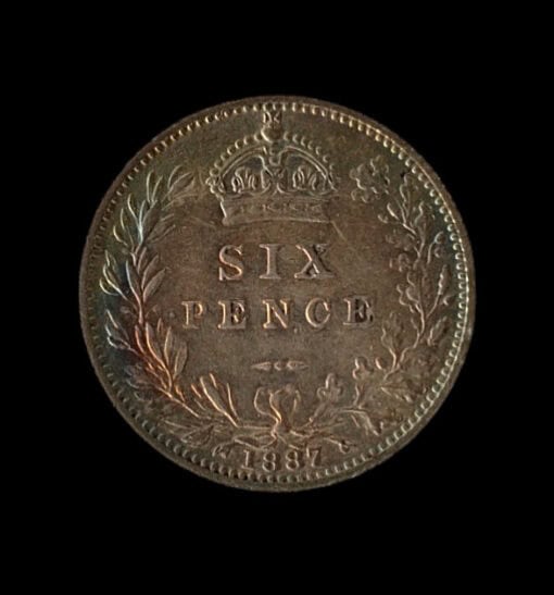 Victoria Sixpence 2nd Portrait 2nd Reverse 1887