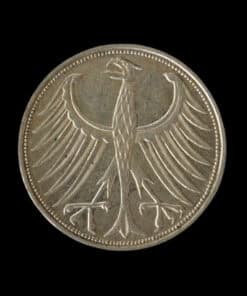 Germany, Federal Republic Silver 5 Deutsche Mark 1964J (Eagle)